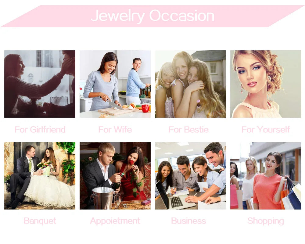 Zircon Rotatable Four Leaf Clover Anxiety Rings For Women Stainless Steel Anti-Stress Fidget Spinner Ring Aesthetic Jewelry Gift