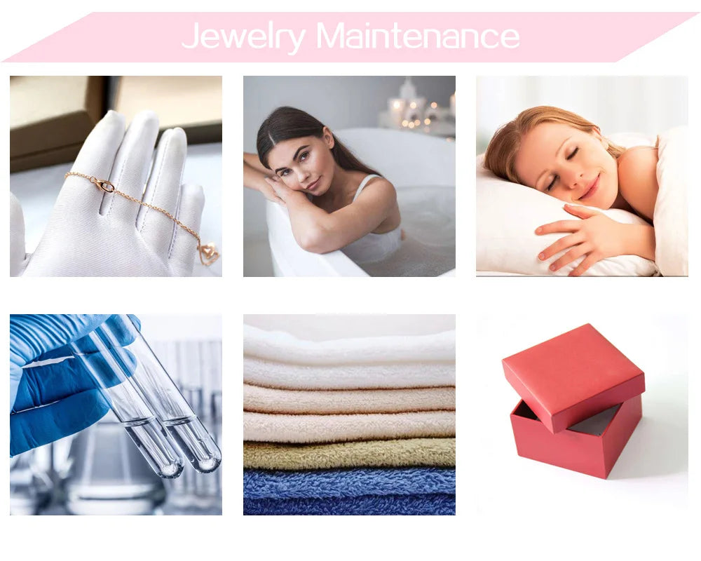 Zircon Rotatable Four Leaf Clover Anxiety Rings For Women Stainless Steel Anti-Stress Fidget Spinner Ring Aesthetic Jewelry Gift