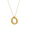 WILD & FREE Stainless Steel Irregular Pendant Necklace for Women Snake Bone Chains Trendy 18K Gold Plated Jewelry