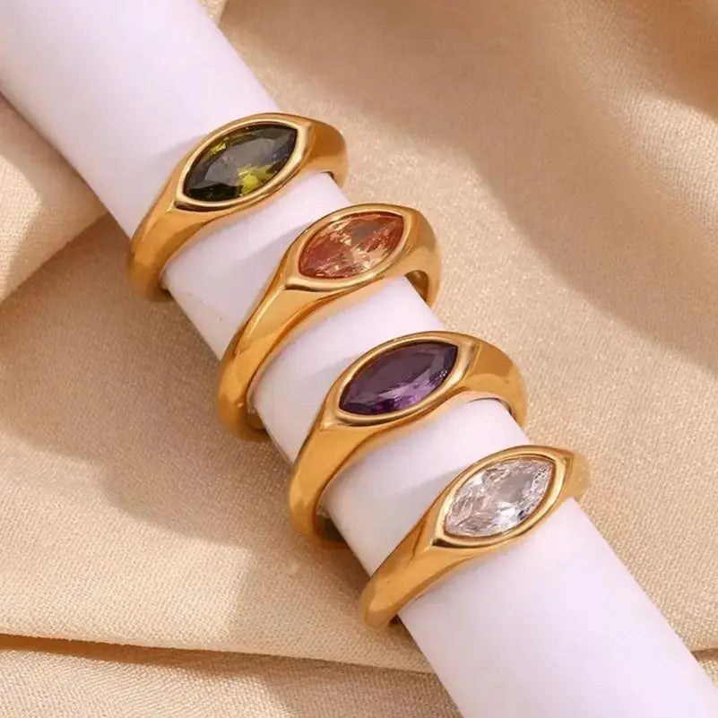 Golden Horse Eye Ring