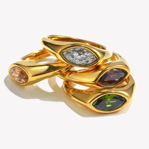 Golden Horse Eye Ring