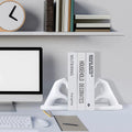 Golden Love Gesture Bookend — elegant resin décor for home or office.